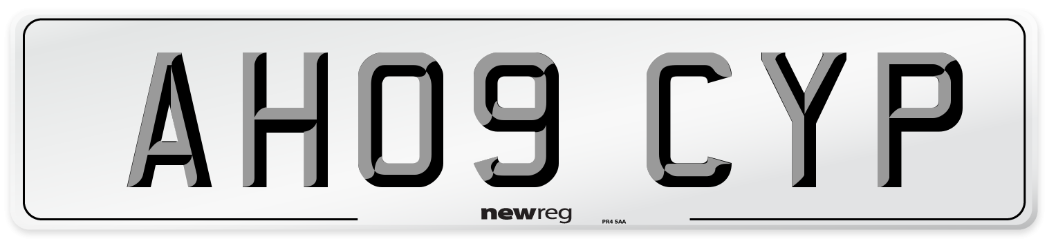 AH09 CYP Number Plate from New Reg